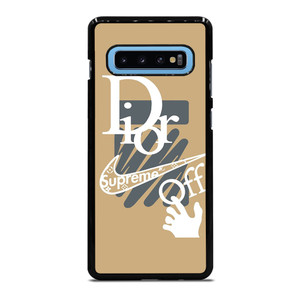 OFF WHITE DIOR SUPREME LOGO Samsung Galaxy S10 Plus Case