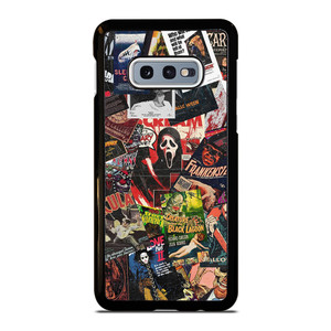 HORROR MOVIE POSTER COLLAGE Samsung Galaxy S10e Case HORROR MOVIE POSTER COLLAGE Samsung Galaxy S10e Case