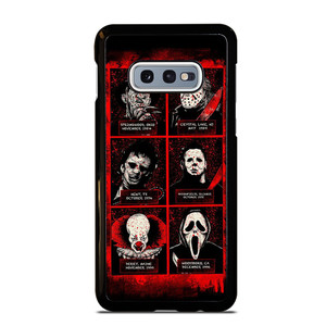 HORROR MOVIES VILLAIN CHARACTERS Samsung Galaxy S10e Case HORROR MOVIES VILLAIN CHARACTERS Samsung Galaxy S10e Case