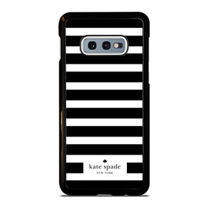 KATE SPADE NEW YORK BLACK WHITE STRIPES Samsung Galaxy S10e Case