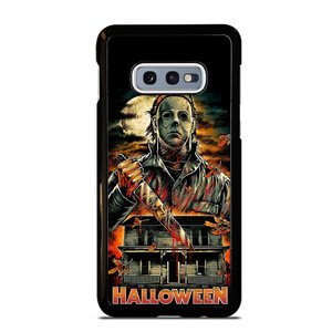MICHAEL MYERS FACE HALLOWEEN HORROR CARTOON Samsung Galaxy S10e Case