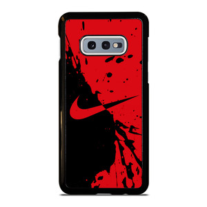 NIKE SWOOSH LOGO RED BLACK Samsung Galaxy S10e Case NIKE SWOOSH LOGO RED BLACK Samsung Galaxy S10e Case