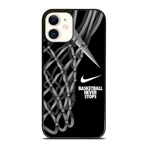 NIKE BASKETBALL NEVER STOPS ART iPhone 12 Case NIKE BASKETBALL NEVER STOPS ART iPhone 12 Case