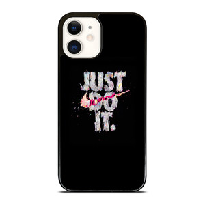 NIKE JUST DO IT COLORFUL ARTWORK iPhone 12 Case NIKE JUST DO IT COLORFUL ARTWORK iPhone 12 Case