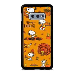 SNOOPY THE PEANUTS HAPPY THANKSGIVING Samsung Galaxy S10e Case SNOOPY THE PEANUTS HAPPY THANKSGIVING Samsung Galaxy S10e Case