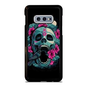 SUGAR SKULL FLOWERS TATTOO Samsung Galaxy S10e Case SUGAR SKULL FLOWERS TATTOO Samsung Galaxy S10e Case