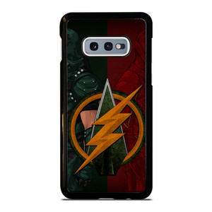 THE FLASH GREEN ARROW LOGO DC Samsung Galaxy S10e Case THE FLASH GREEN ARROW LOGO DC Samsung Galaxy S10e Case