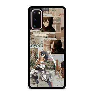ATTACK ON TITAN MANGA ANIME MIKASA Samsung Galaxy S20 Case ATTACK ON TITAN MANGA ANIME MIKASA Samsung Galaxy S20 Case