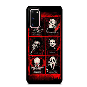 HORROR MOVIES VILLAIN CHARACTERS Samsung Galaxy S20 Case