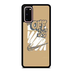 OFF WHITE NIKE SUPREME LOGO Samsung Galaxy S20 Case OFF WHITE NIKE SUPREME LOGO Samsung Galaxy S20 Case