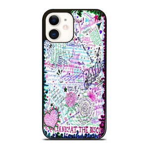 PANIC AT THE DISCO BY SAMARA BLACK iPhone 12 Case PANIC AT THE DISCO BY SAMARA BLACK iPhone 12 Case