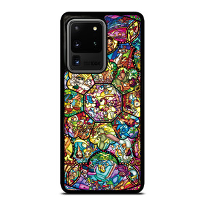 ALL DISNEY CHARACTERS GLASS ART Samsung Galaxy S20 Ultra Case ALL DISNEY CHARACTERS GLASS ART Samsung Galaxy S20 Ultra Case