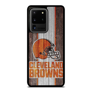 CLEVELAND BROWN WOODEN ICON Samsung Galaxy S20 Ultra Case