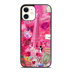 PINK PARIS CUTE iPhone 12 Case