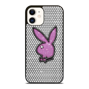 PLAY BOY BUNNY LOGO SPARKLE iPhone 12 Case