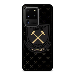 WEST HAM UNITED BLACK LOGO Samsung Galaxy S20 Ultra Case