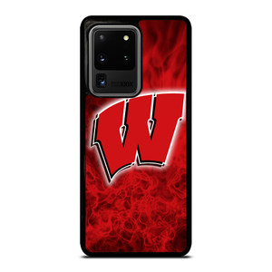 WISCONSIN BADGER LOGO Samsung Galaxy S20 Ultra Case WISCONSIN BADGER LOGO Samsung Galaxy S20 Ultra Case