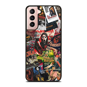 HORROR MOVIE POSTER COLLAGE Samsung Galaxy S21 Case HORROR MOVIE POSTER COLLAGE Samsung Galaxy S21 Case