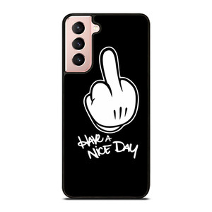 MICKEY MOUSE MIDDLE FINGER DISNEY Samsung Galaxy S21 Case