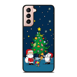 SNOOPY AND SANTA THE PEANUTS Samsung Galaxy S21 Case