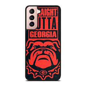 STRAIGHT OUTTA GEORGIA BULLDOGS DAWGS Samsung Galaxy S21 Case