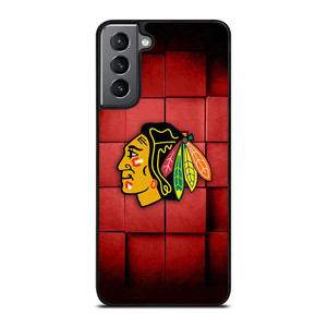 CHICAGO BLACKHAWKS FOOTBALL LOGO ICON Samsung Galaxy S21 Plus Case