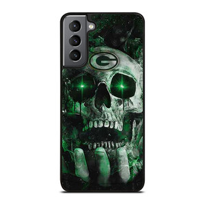 GREEN BAY PACKERS FOOTBALL SKULL SYMBOL Samsung Galaxy S21 Plus Case