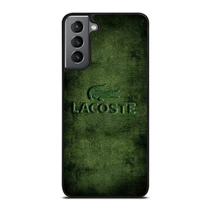 LACOSTE LOGO EMBOSSED LEATHER Samsung Galaxy S21 Plus Case