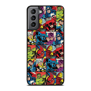 MARVEL SUPERHEROES CLASSIC COMIC Samsung Galaxy S21 Plus Case