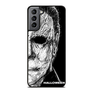 MICHAEL MYERS FACE HALLOWEEN FACE ART Samsung Galaxy S21 Plus Case