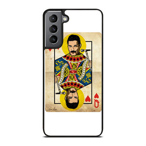 QUEEN FREDDY MERCURY CARD Samsung Galaxy S21 Plus Case QUEEN FREDDY MERCURY CARD Samsung Galaxy S21 Plus Case