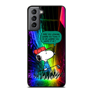 SNOOPY QUESTION Samsung Galaxy S21 Plus Case