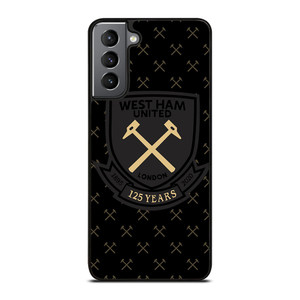 WEST HAM UNITED BLACK LOGO Samsung Galaxy S21 Plus Case WEST HAM UNITED BLACK LOGO Samsung Galaxy S21 Plus Case