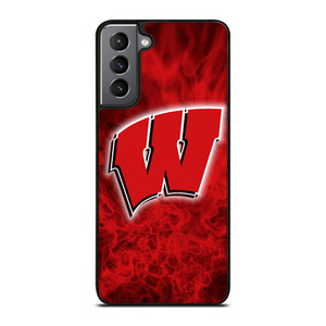 WISCONSIN BADGER LOGO Samsung Galaxy S21 Plus Case WISCONSIN BADGER LOGO Samsung Galaxy S21 Plus Case