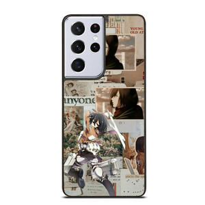 ATTACK ON TITAN MANGA ANIME MIKASA Samsung Galaxy S21 Ultra Case ATTACK ON TITAN MANGA ANIME MIKASA Samsung Galaxy S21 Ultra Case