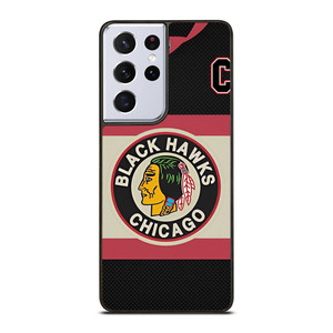 CHICAGO BLACKHAWKS FOOTBALL JERSEY Samsung Galaxy S21 Ultra Case