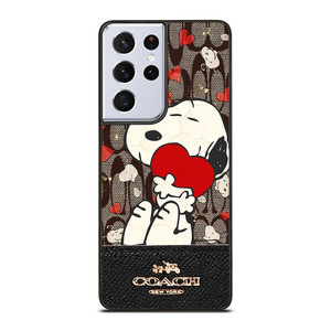 COACH NEW YORK SNOOPY Samsung Galaxy S21 Ultra Case