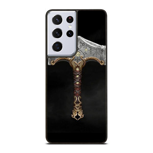 GOD OF WAR RAGNAROK HAMMER OF THOR Samsung Galaxy S21 Ultra Case GOD OF WAR RAGNAROK HAMMER OF THOR Samsung Galaxy S21 Ultra Case