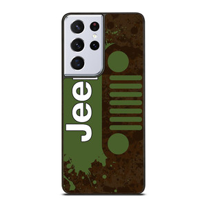 JEEP WRANGLER LOGO GREEN Samsung Galaxy S21 Ultra Case