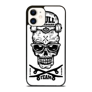 SKULL SKATEBOARD TEAM LOGO iPhone 12 Case SKULL SKATEBOARD TEAM LOGO iPhone 12 Case