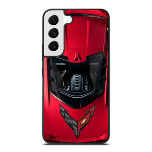 CORVETTE CHEVY RED CAR Samsung Galaxy S22 Case CORVETTE CHEVY RED CAR Samsung Galaxy S22 Case