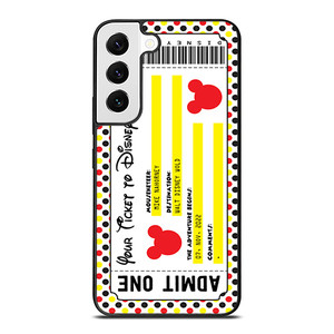 DISNEY WORLD TICKET Samsung Galaxy S22 Case
