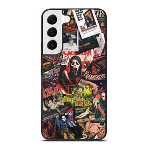 HORROR MOVIE POSTER COLLAGE Samsung Galaxy S22 Case HORROR MOVIE POSTER COLLAGE Samsung Galaxy S22 Case
