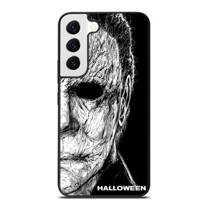 MICHAEL MYERS FACE HALLOWEEN FACE ART Samsung Galaxy S22 Case