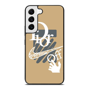 OFF WHITE DIOR SUPREME LOGO Samsung Galaxy S22 Case