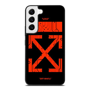 OFF WHITE RED CIRCUIT Samsung Galaxy S22 Case OFF WHITE RED CIRCUIT Samsung Galaxy S22 Case