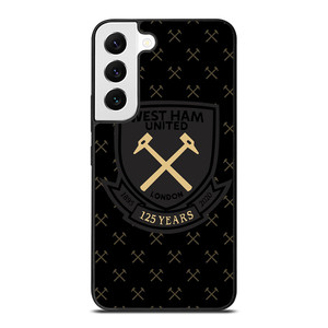 WEST HAM UNITED BLACK LOGO Samsung Galaxy S22 Case