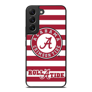 ALABAMA CRIMSON TIDE ROLL A TIDE STRIPE LOGO Samsung Galaxy S22 Plus Case