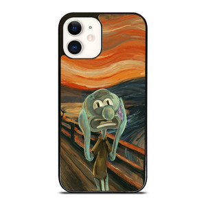 SQUIDWARD OIL PAINTING iPhone 12 Case