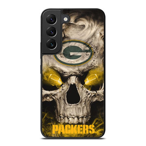 GREEN BAY PACKERS SKULL LOGO Samsung Galaxy S22 Plus Case GREEN BAY PACKERS SKULL LOGO Samsung Galaxy S22 Plus Case